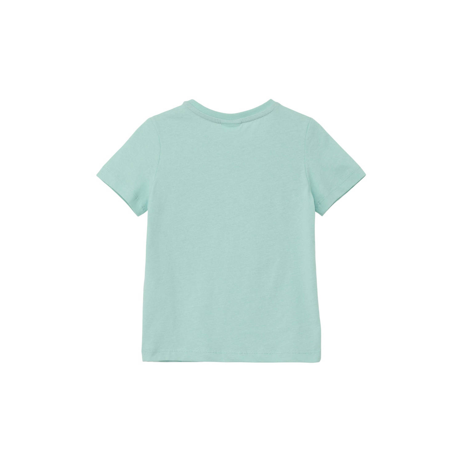 s.Oliver T-shirt met printopdruk turquoise