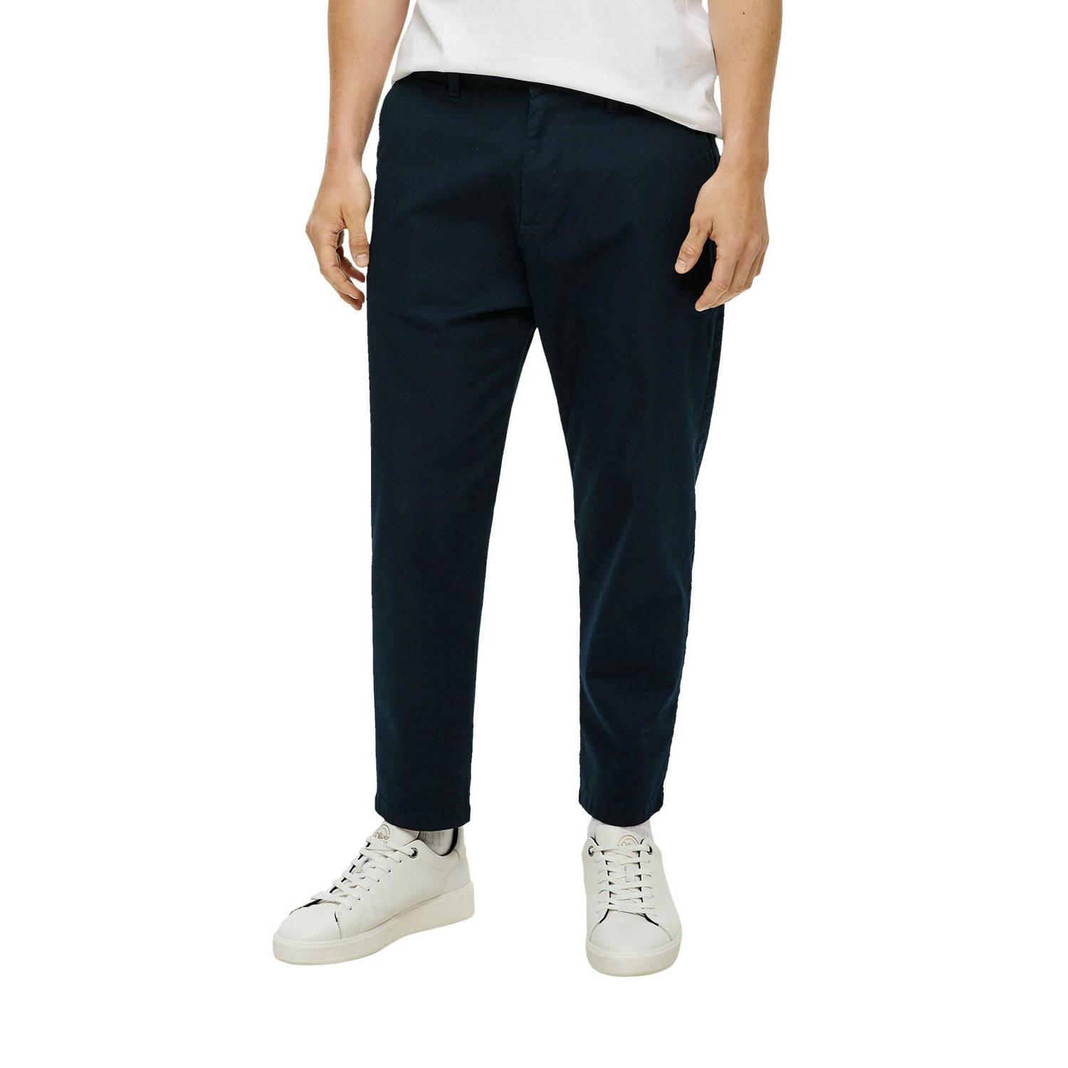 s.Oliver loose fit chino donkerblauw
