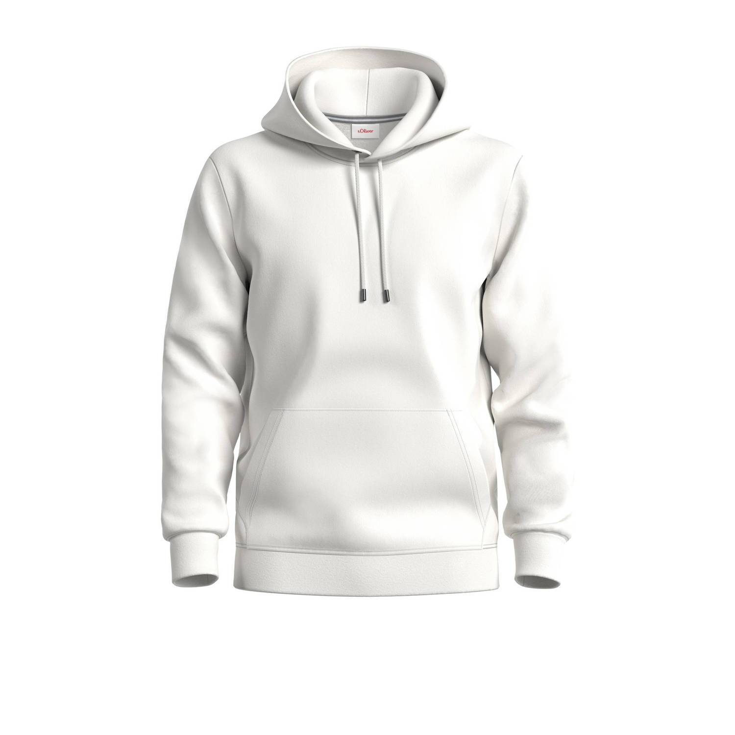 S.Oliver hoodie met printopdruk wit