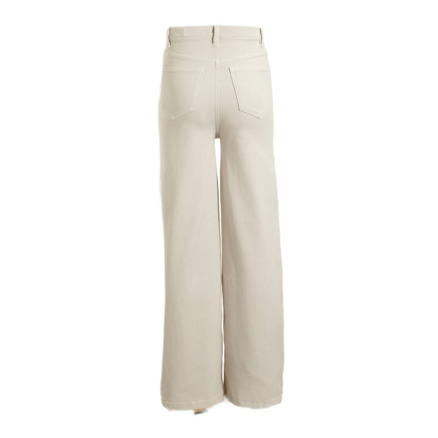 s.Oliver high waist wide leg jeans ecru