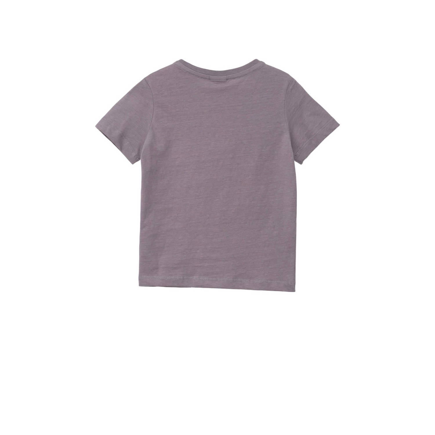 s.Oliver T-shirt met printopdruk grijs