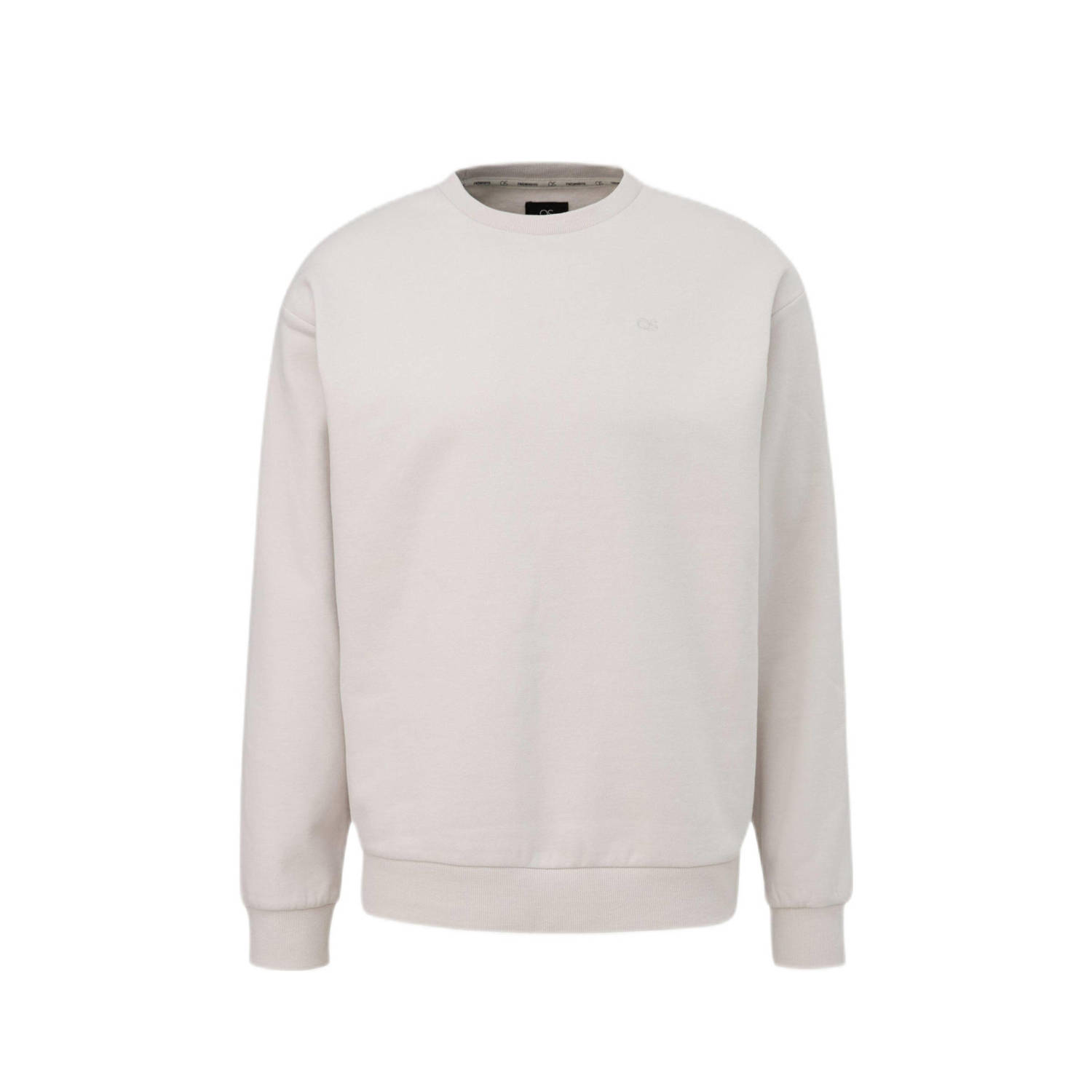 Q S by s.Oliver sweater met logo ecru