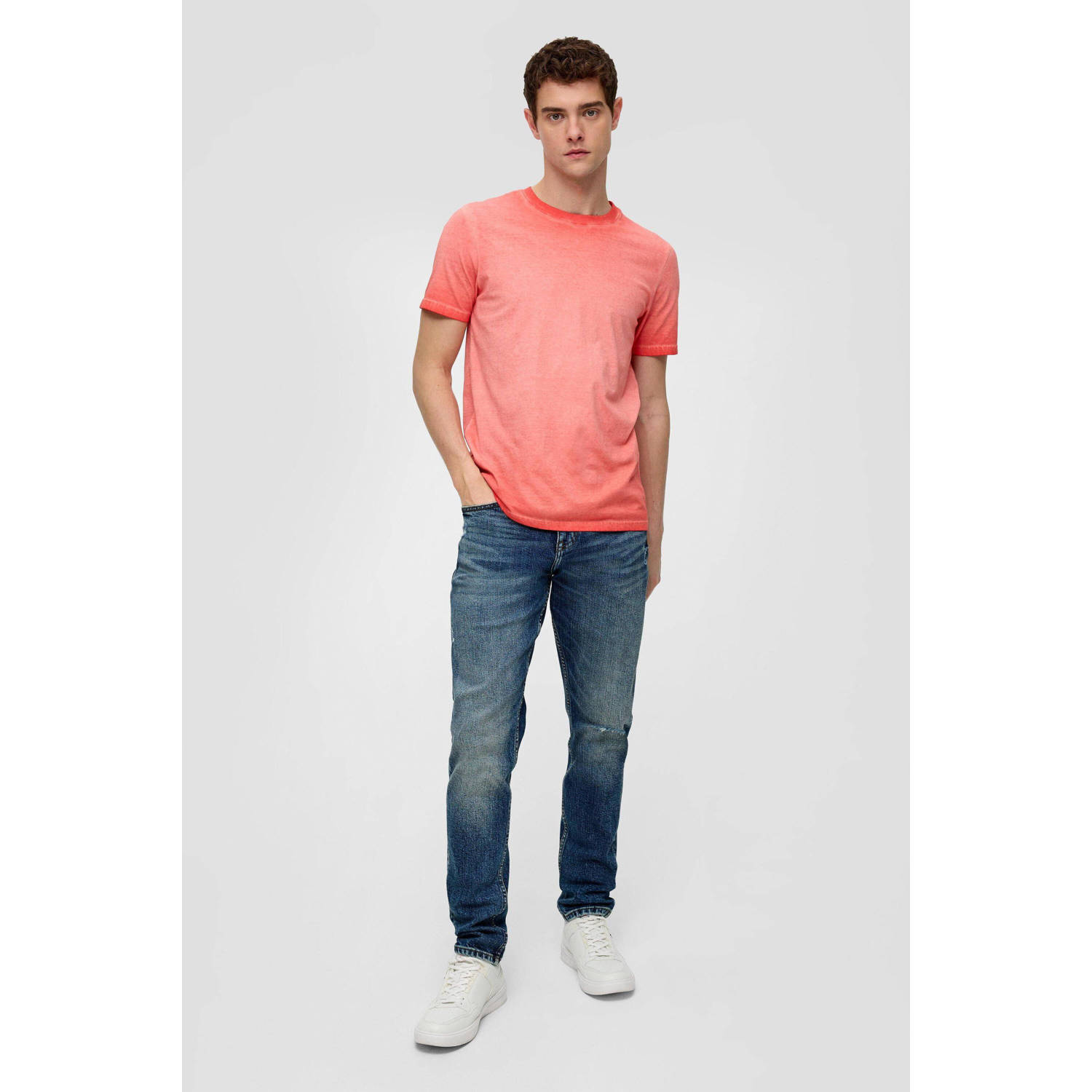 Q S by s.Oliver regular fit jeans blauw
