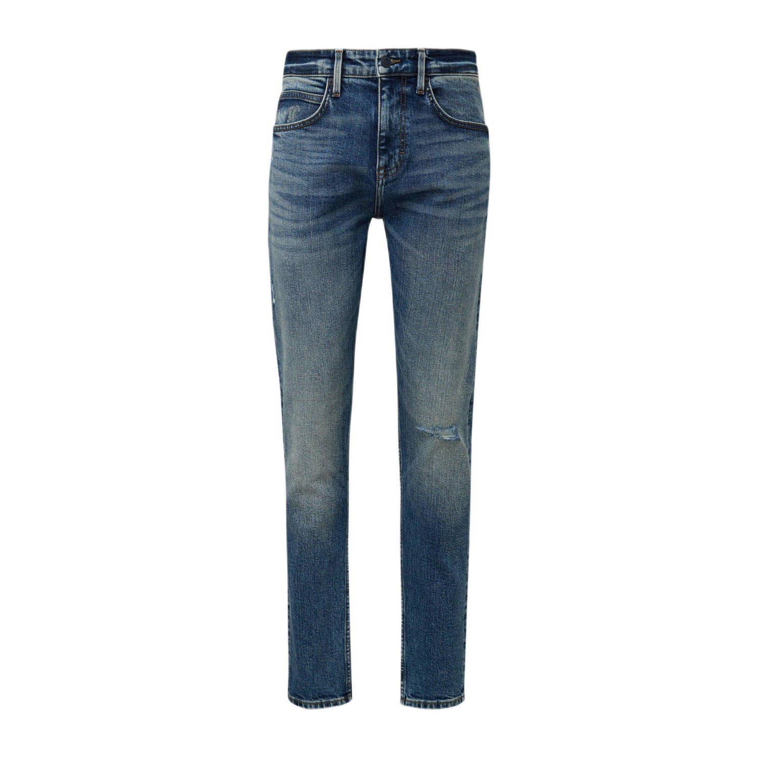 Q S by s.Oliver regular fit jeans blauw