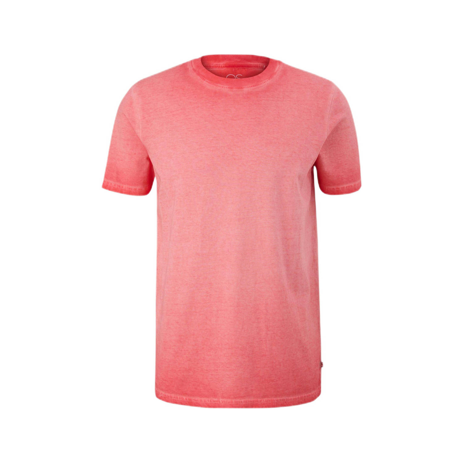 Q S by s.Oliver regular fit T-shirt zalm