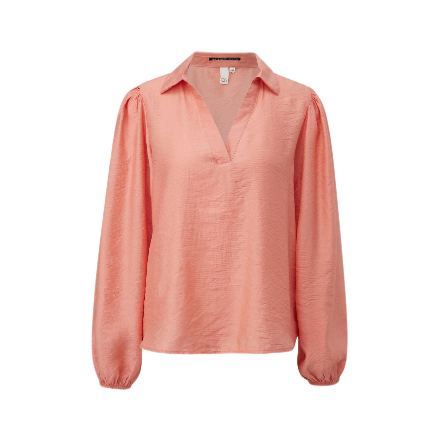 Q S by s.Oliver blousetop zalm