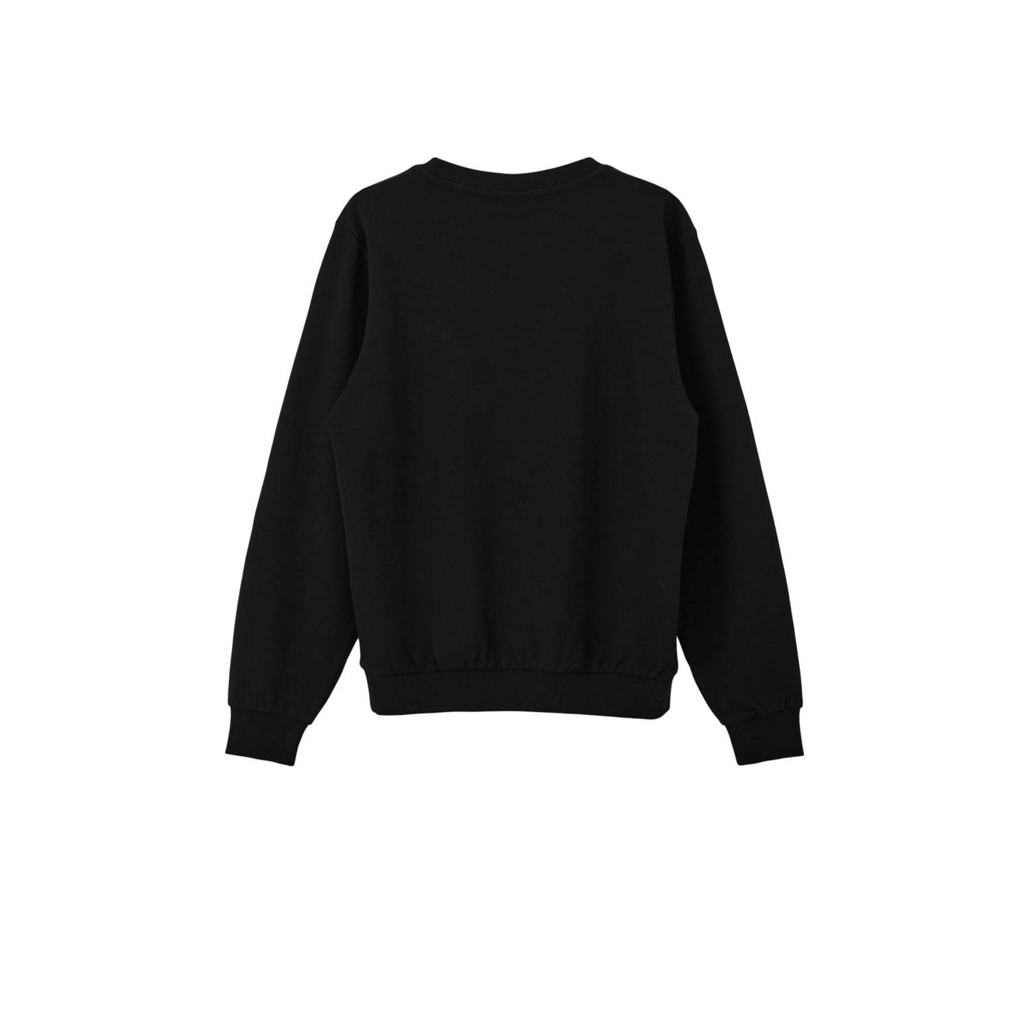 s.Oliver sweater met tekst zwart