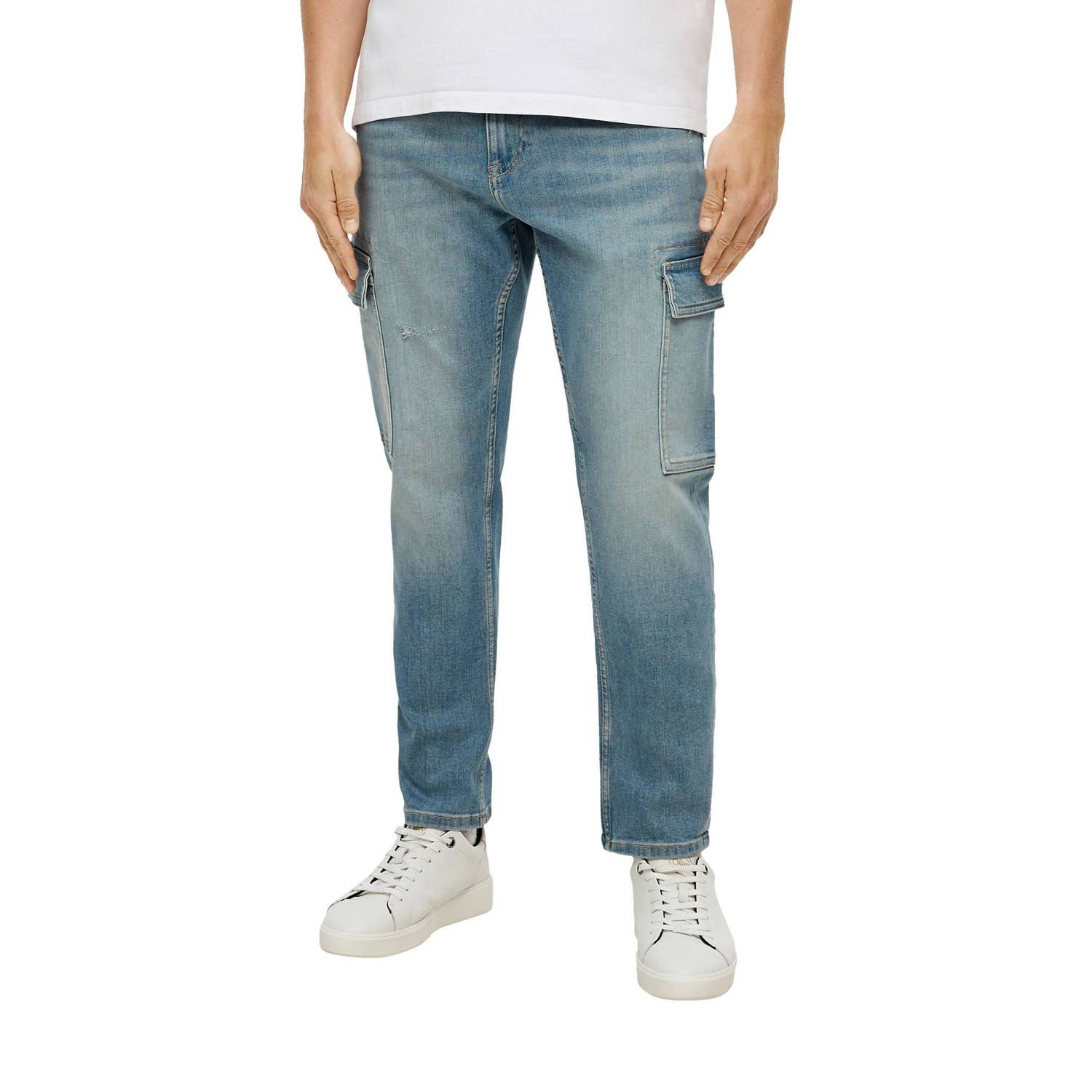 s.Oliver loose fit jeans blauw