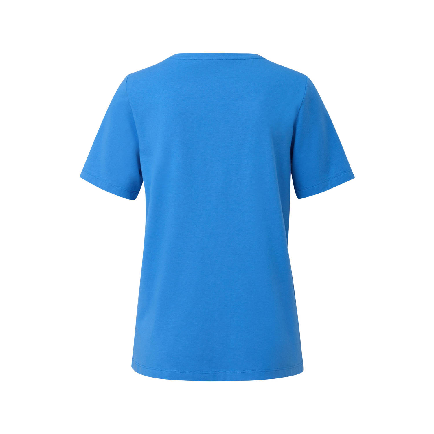 s.Oliver T-shirt met tekst blauw