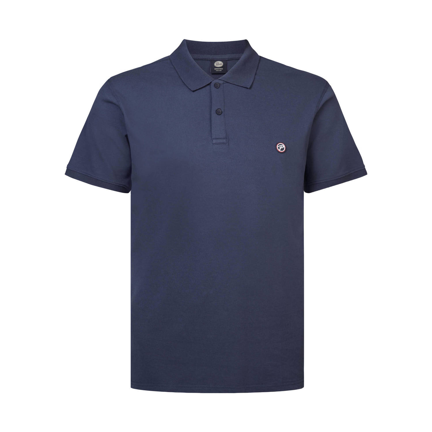 Petrol industries Plus Size polo met logo petrol blue