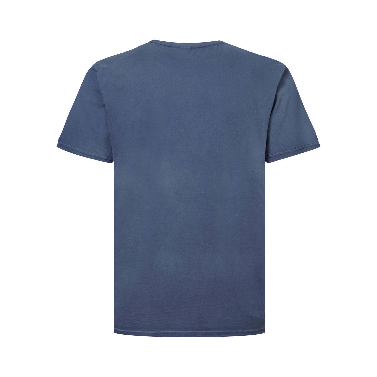 Petrol industries Plus Size T-shirt met printopdruk petrol blue