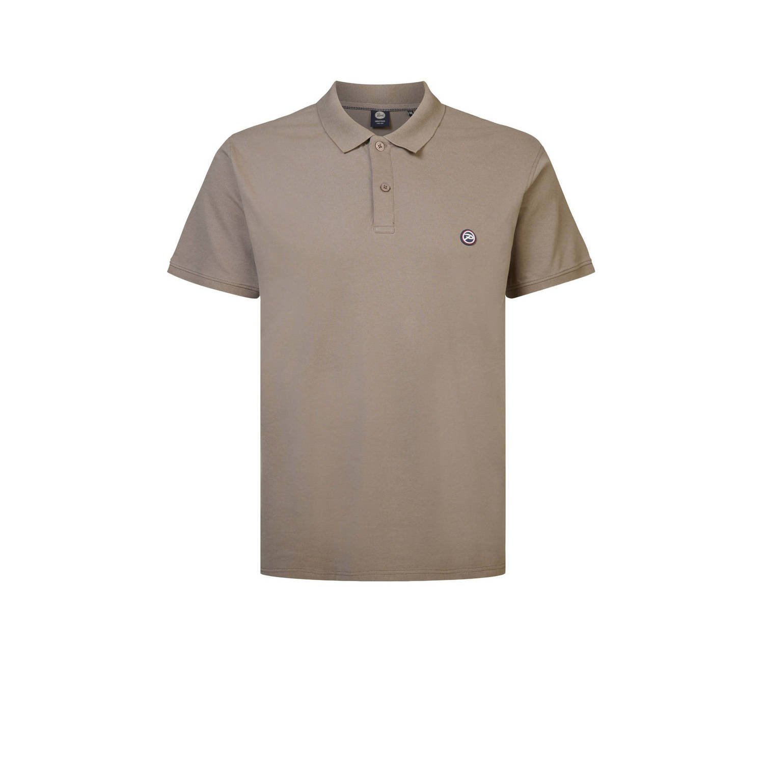 Petrol industries Plus Size polo met logo dark sand