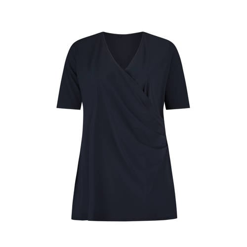 Plus Basics top van travelstof blauw afbeelding