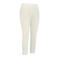 Plus Basics slim fit pantalon van travelstof creme