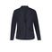 Plus Basics rechtvallende blazer van travelstof blauw