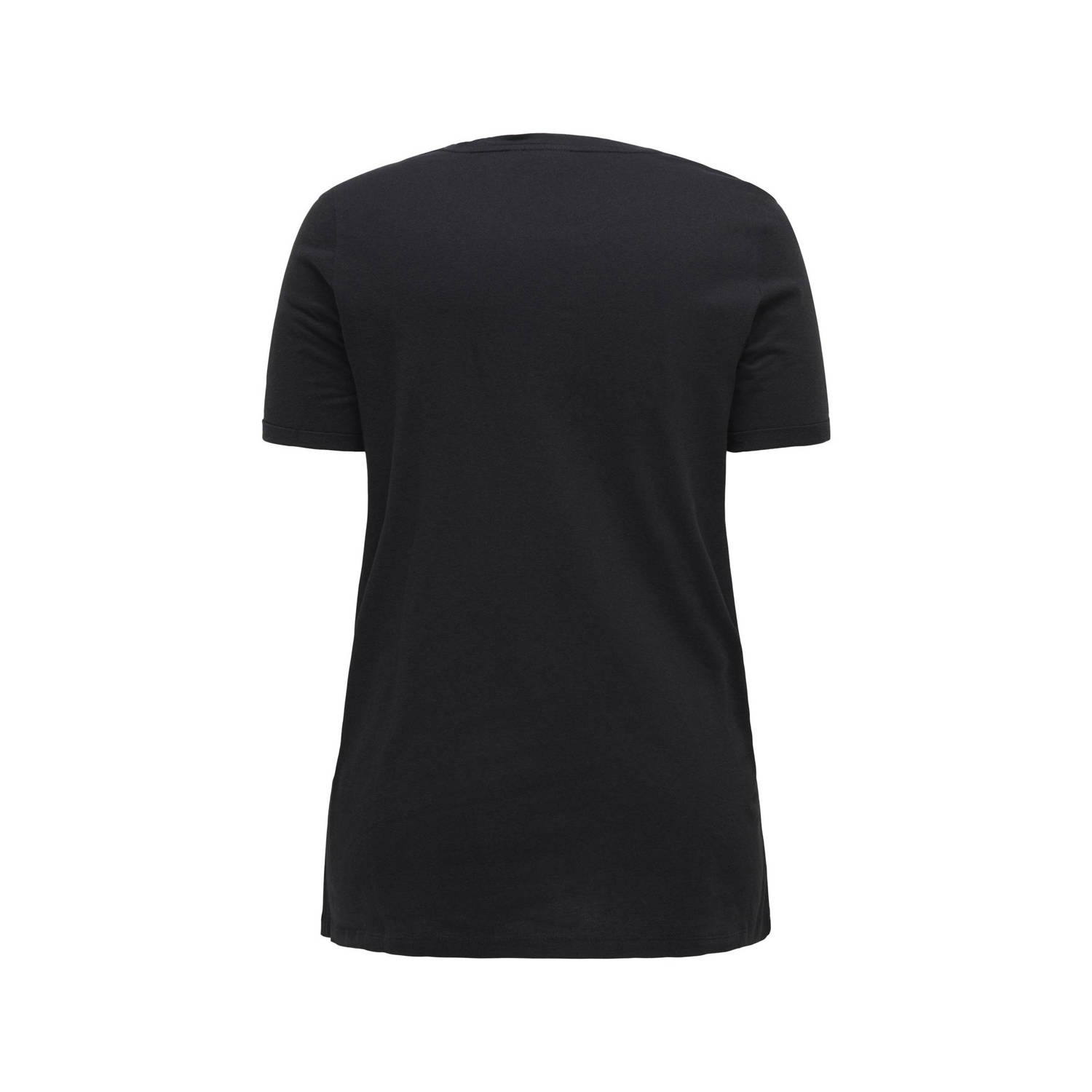 ONLY CARMAKOMA T-shirt CARSULA met printopdruk zwart