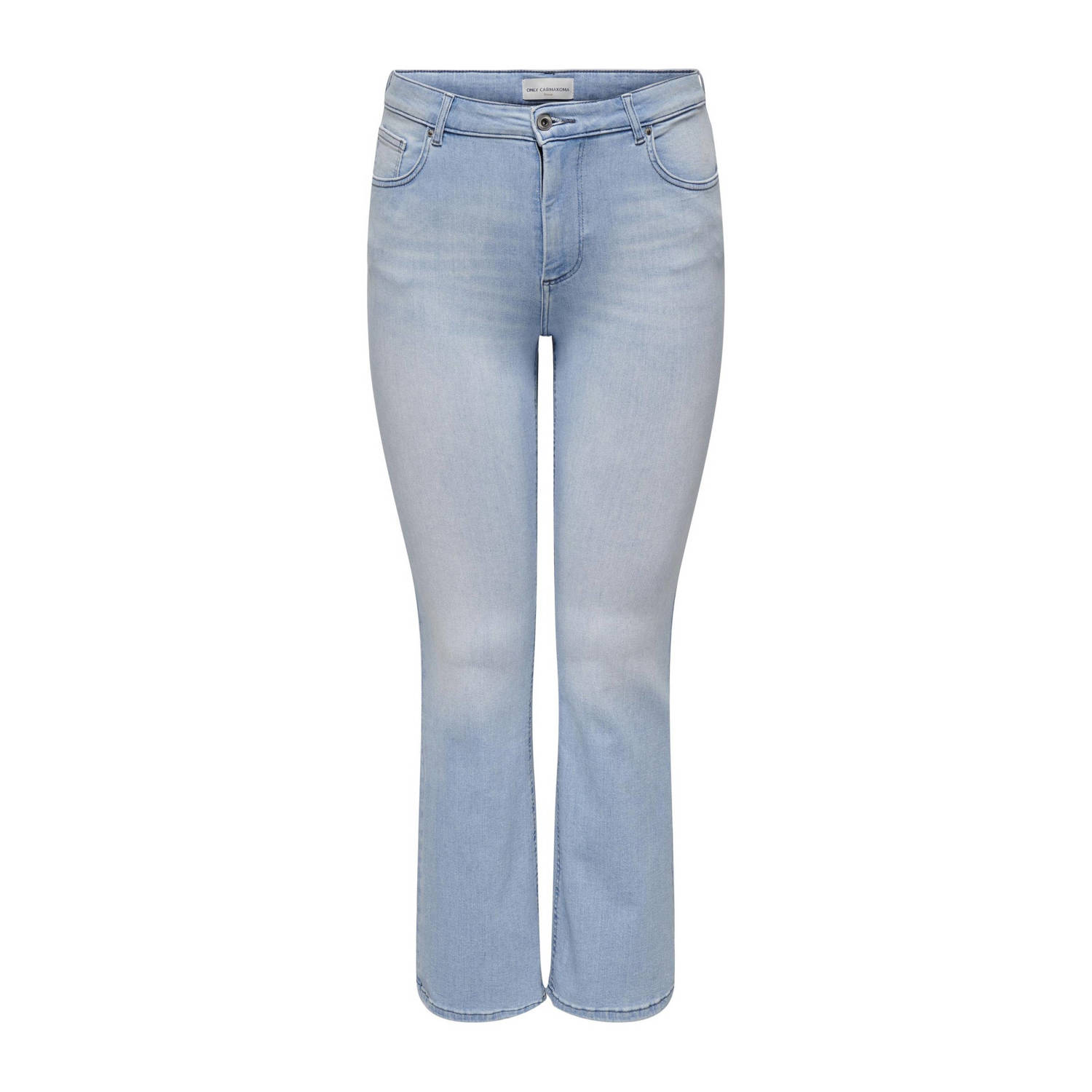 ONLY CARMAKOMA high waist flared jeans CARWILLY light blue denim
