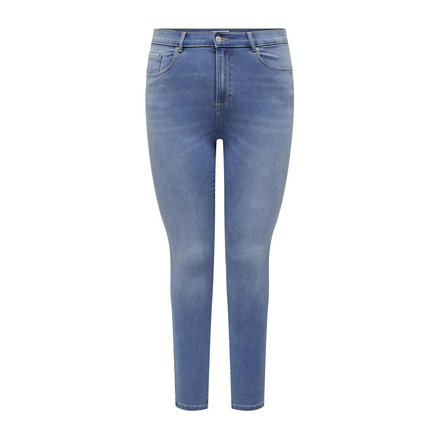 ONLY CARMAKOMA high waist skinny jeans light blue denim