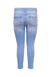 thumbnail: ONLY CARMAKOMA cropped skinny jeans Carwilly light blue denim