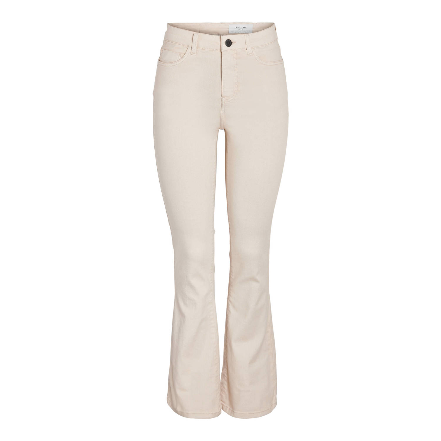 Noisy may Bootcut jeans NMSALLIE HW FLARE JEANS OATMEAL NOOS