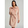 Hunkemöller fleece badjas met ritssluiting roze