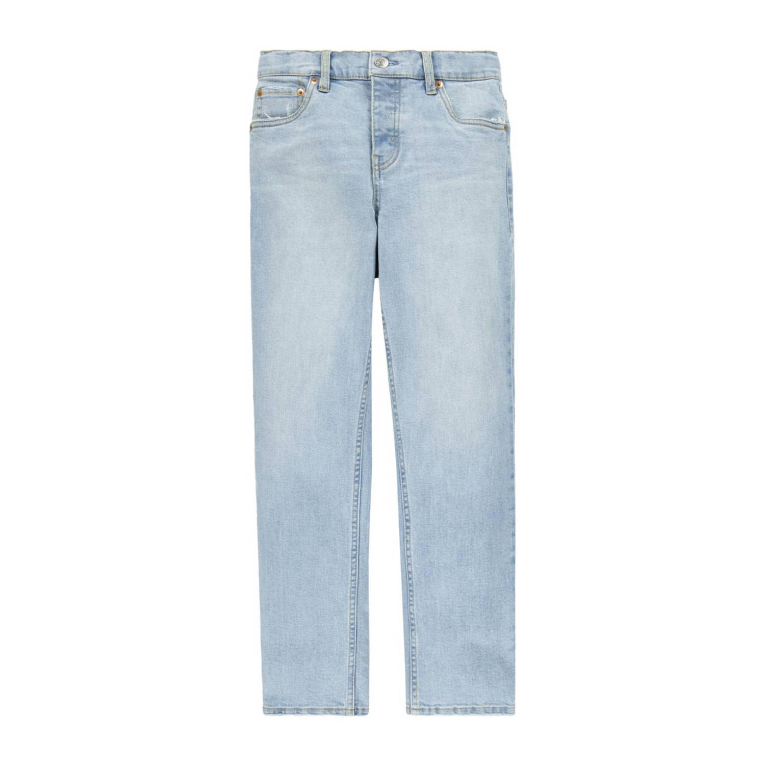 Levis Levi's Kids 501 ORIGINAL regular fit jeans luxor last Blauw Jongens Stretchdenim 164