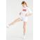 Levi's Kids T-shirt LIGHT BRIGHT MEET & GREET met logo wit/rood