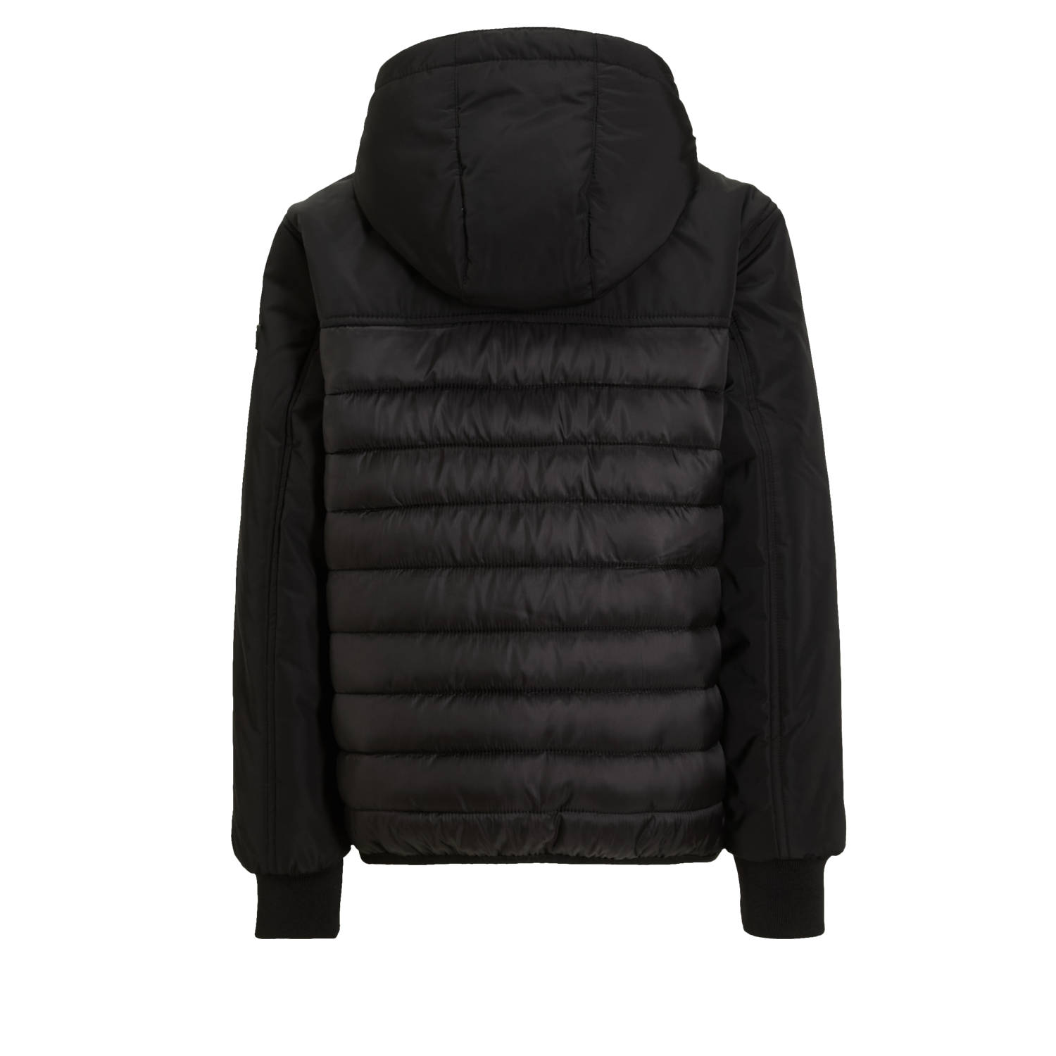 anytime softshell jas zwart