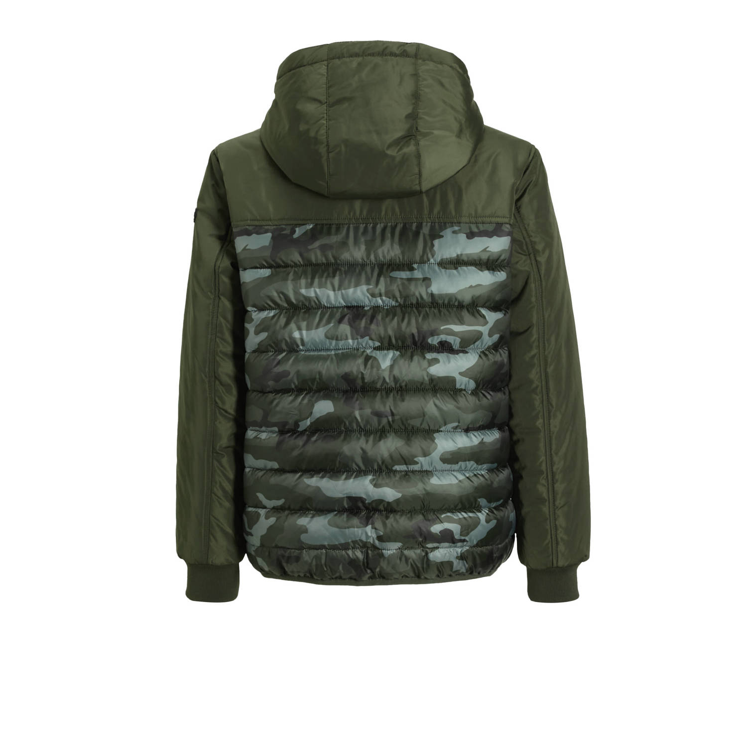anytime softshell jas camo khaki