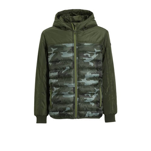 anytime softshell jas camo / khaki afbeelding
