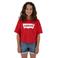 Levi's Kids T-shirt LIGHT BRIGHT MEET & GREET met logo rood/wit
