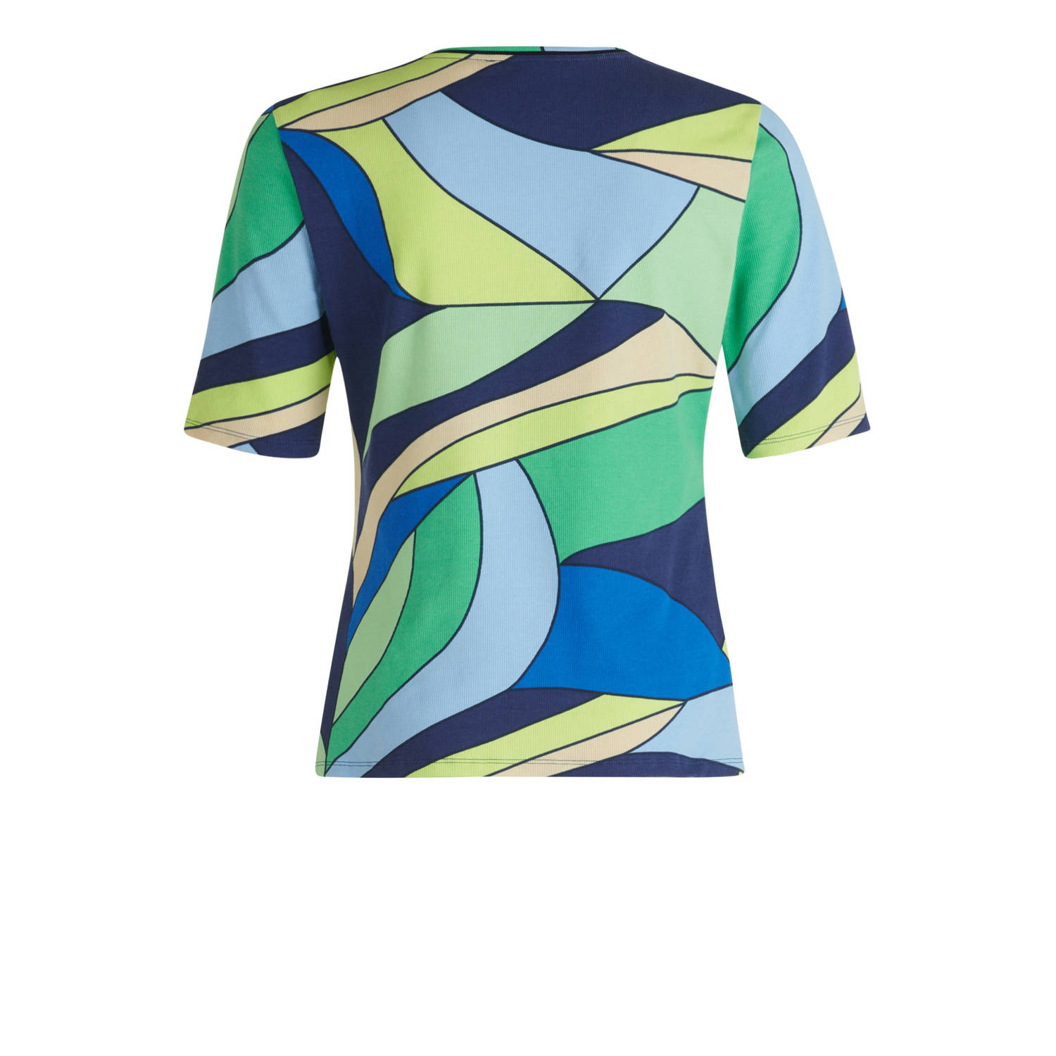 Betty Barclay top met all over print blue green