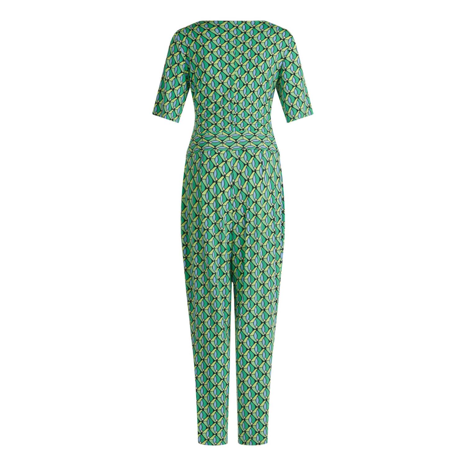 Betty Barclay jumpsuit met all over print green blue