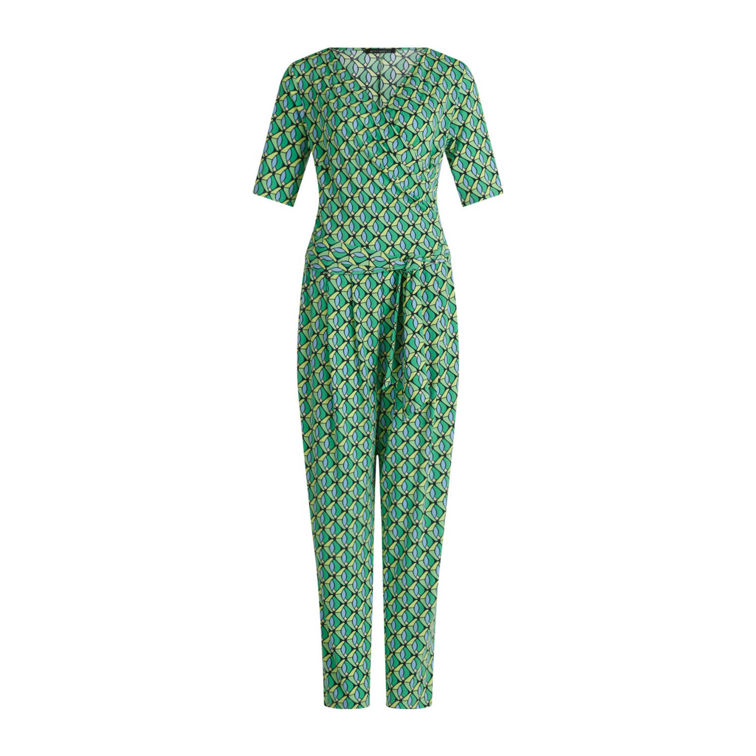 Betty Barclay jumpsuit met all over print green blue