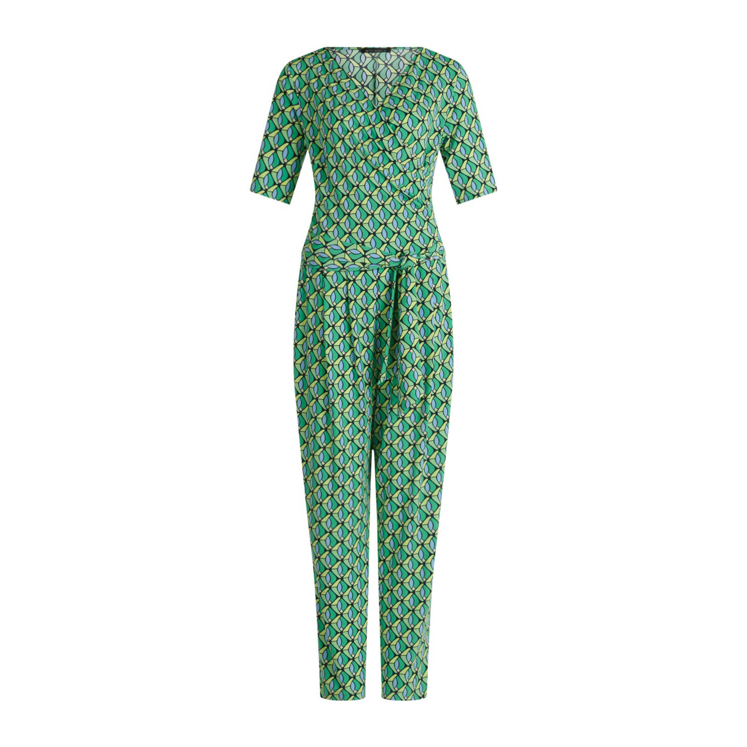 Betty Barclay jumpsuit met all over print green blue