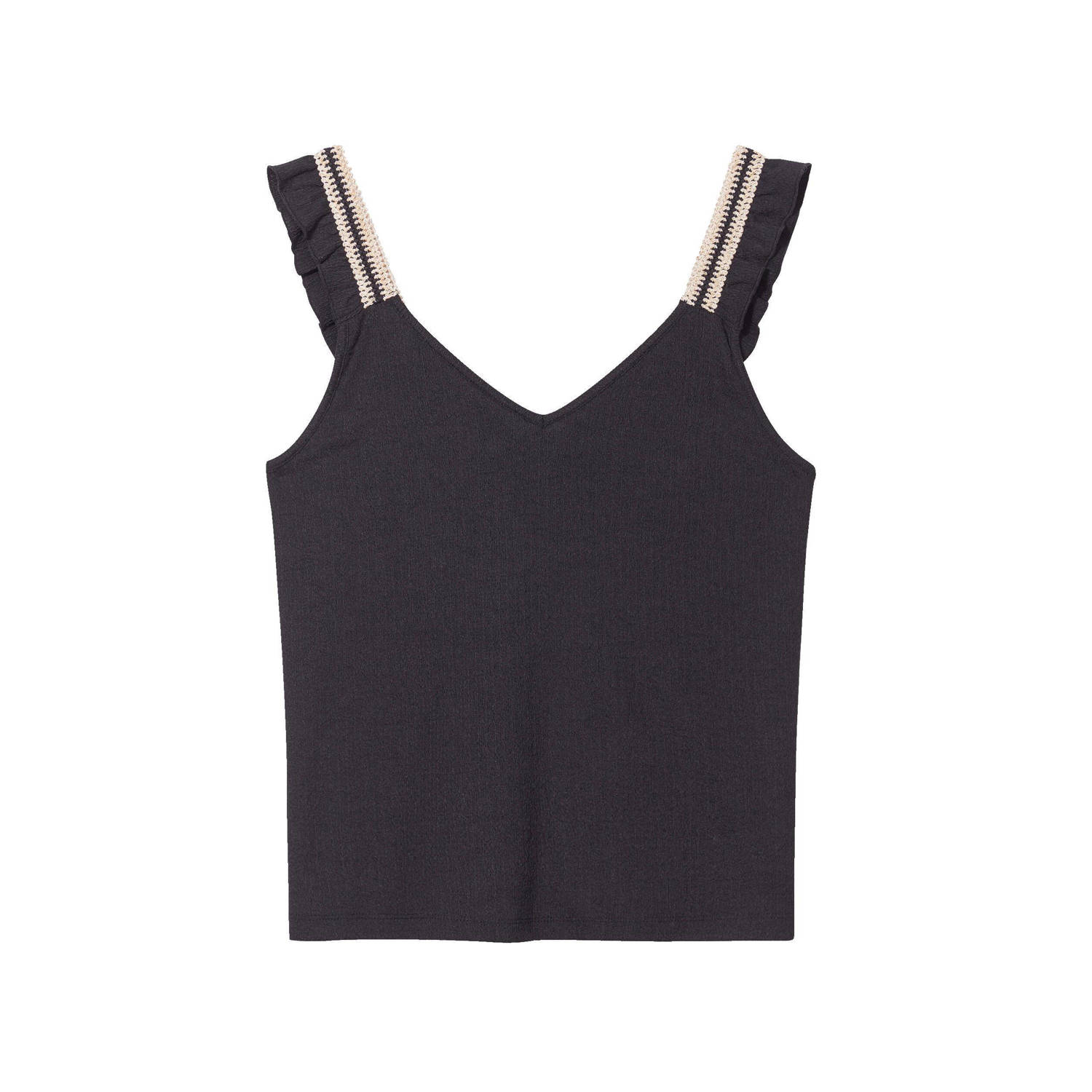 Cache top zwart