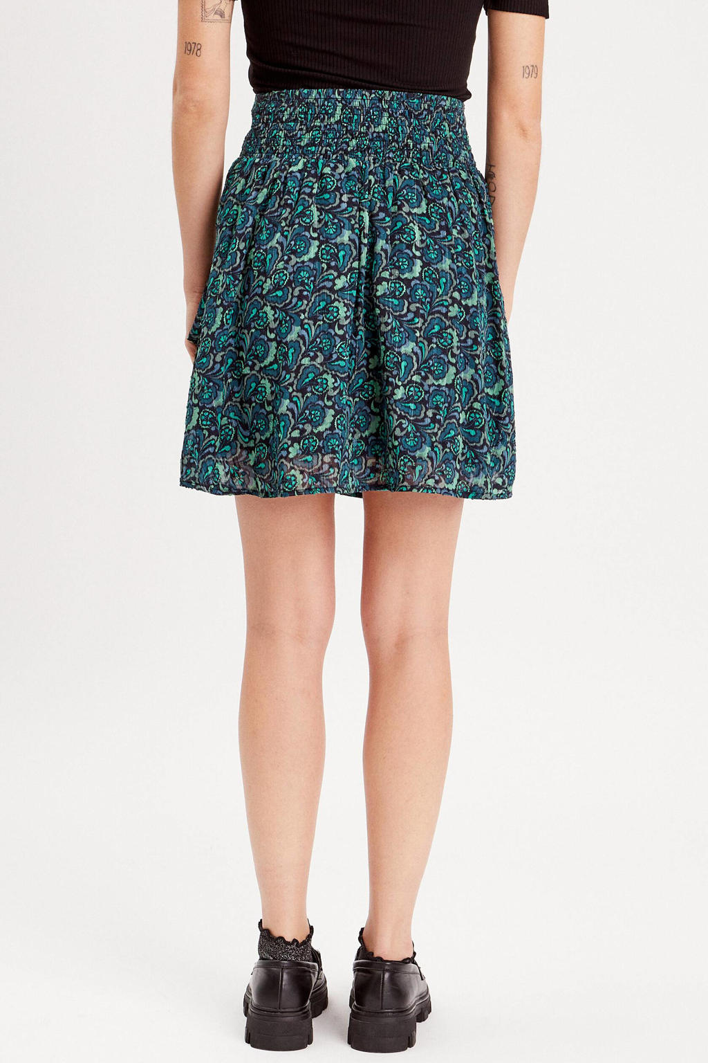 WE Fashion semi-transparante rok zwart WE Fashion semi-transparante rok zwart