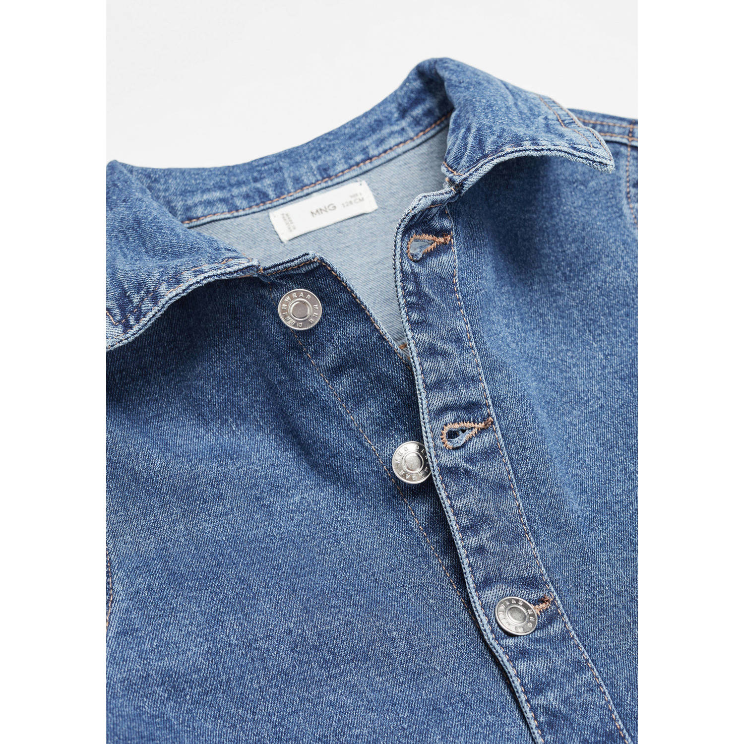 Mango Kids jumpsuit medium blue denim