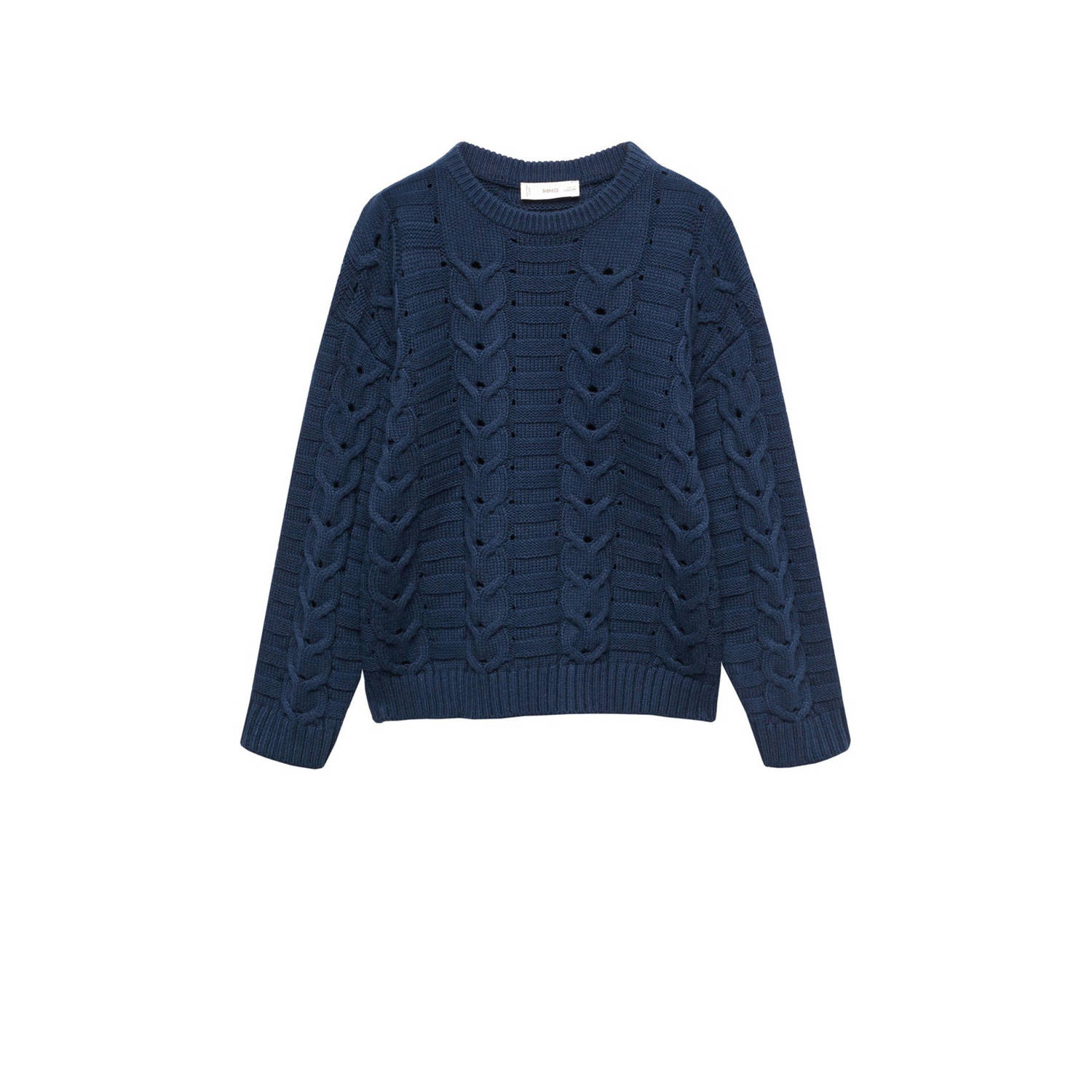 Mango Kids gebreide trui donkerblauw