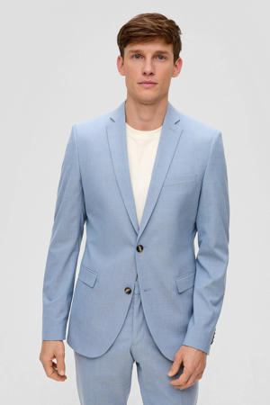 regular fit colbert blauw