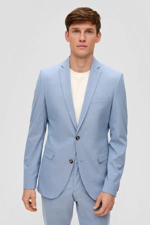 regular fit colbert blauw