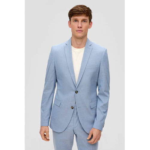 s.Oliver BLACK LABEL regular fit colbert blauw afbeelding