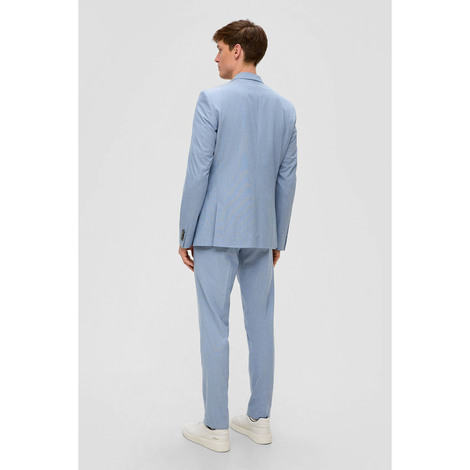 s.Oliver BLACK LABEL regular fit colbert blauw