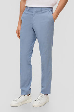 regular fit pantalon blauw