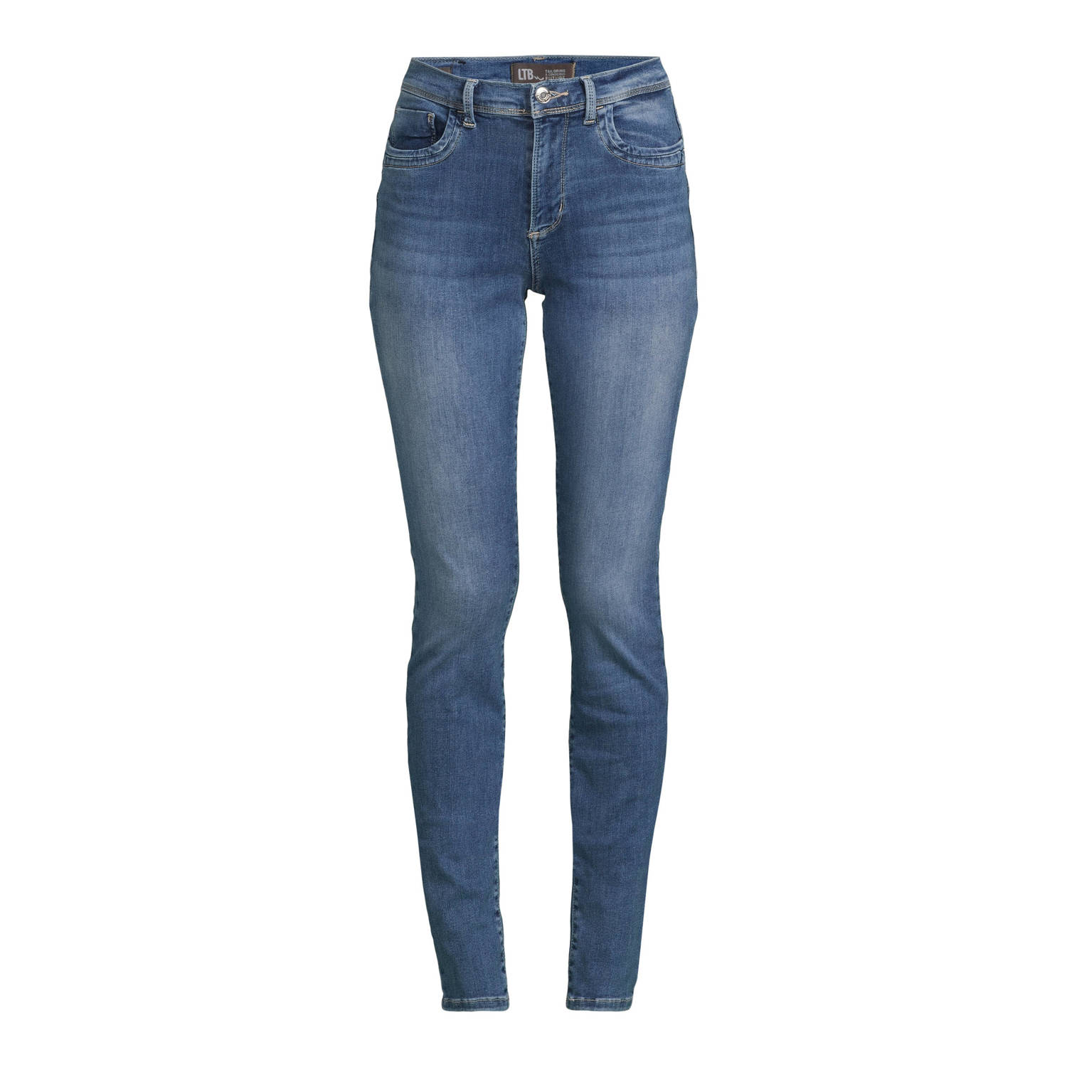 LTB high waist skinny jeans Jonna dark blue denim