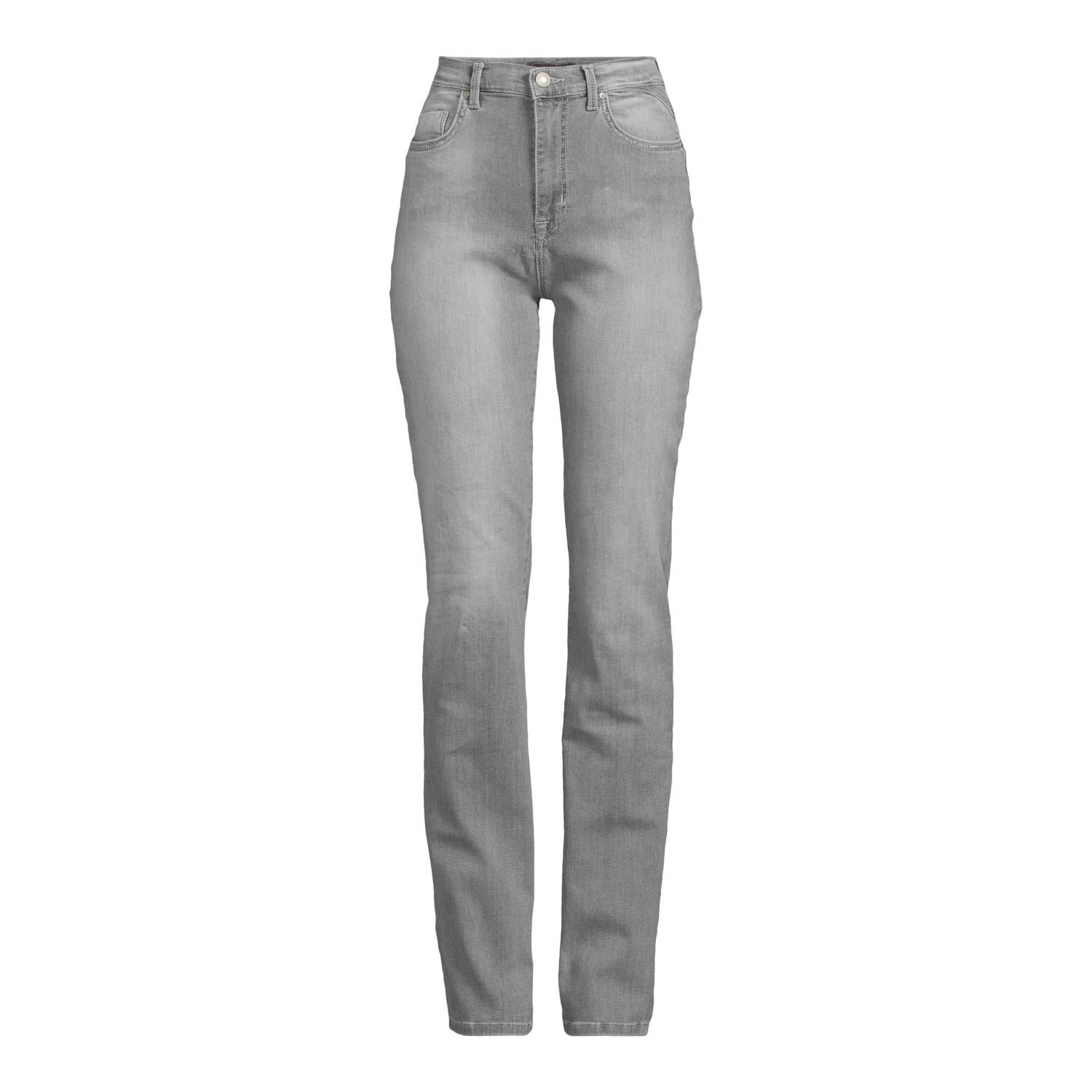 LTB high waist straight jeans Nena grey denim