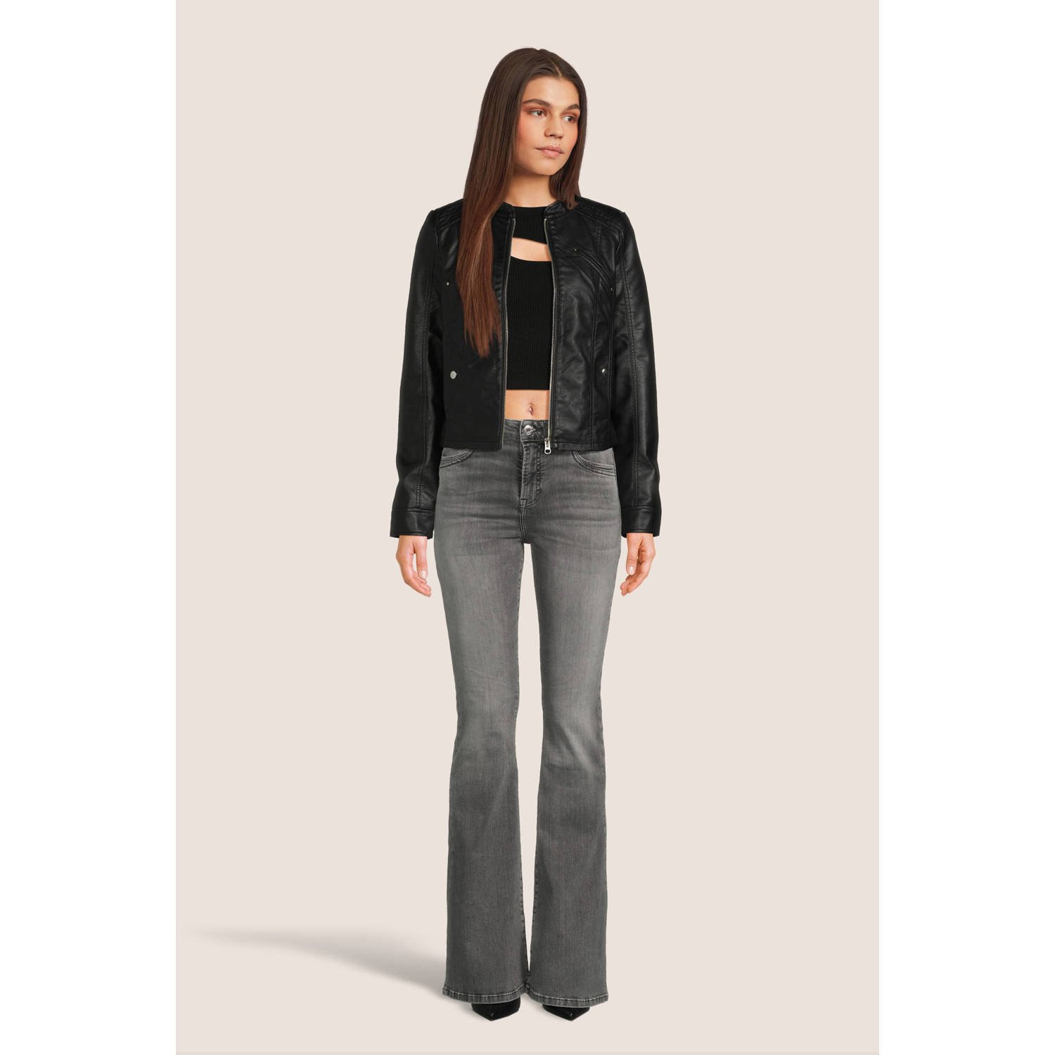 LTB flared jeans Novi grey denim