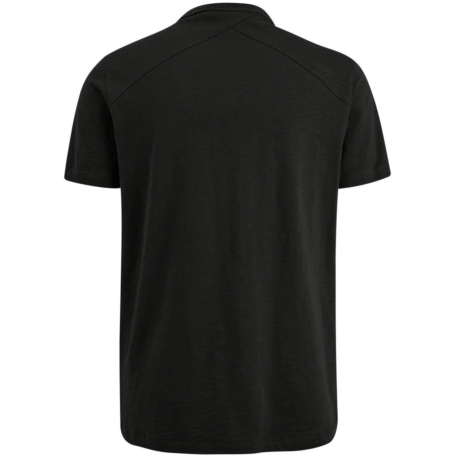 Cast Iron regular fit T-shirt met logo zwart
