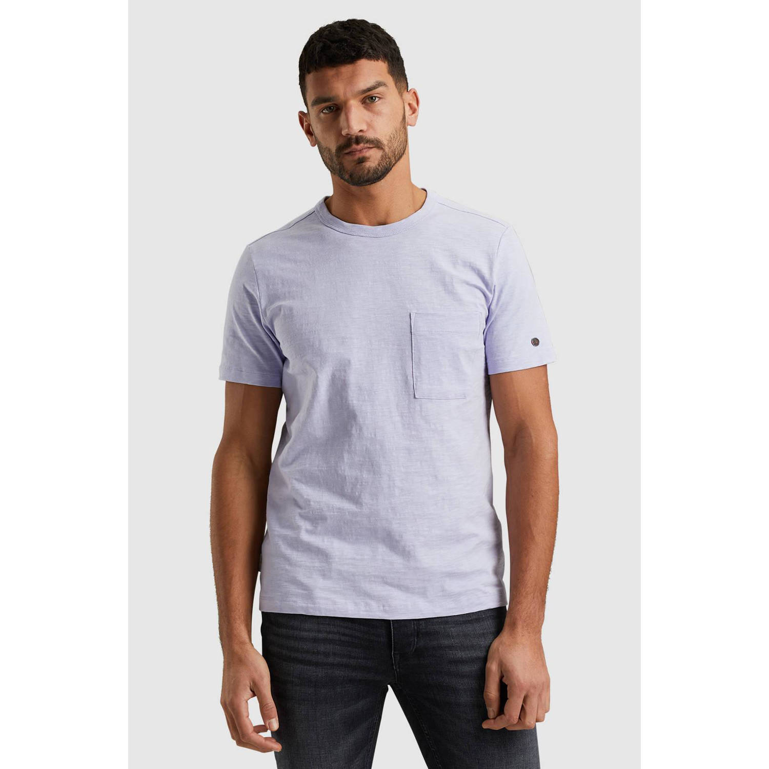 Cast Iron regular fit T-shirt lila