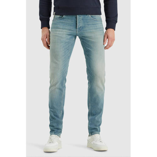 Cast Iron tapered fit jeans SHIFTBACK TAPERED FADED GREEN TONE blauw afbeelding